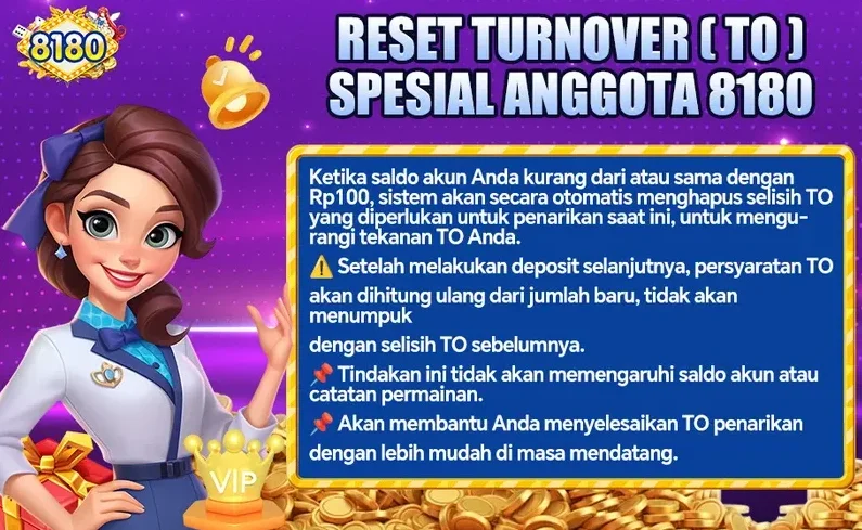 Banner promosi RESET TURNOVER (TO) SPESIAL ANGGOTA 8180
